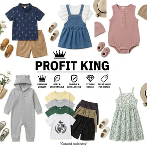 Nueva Colección de Ropa de Verano para Niños, Conjuntos Casuales Unisex, Surtido Aleatorio Multicolor, Entrega Mixta - Product Image 1