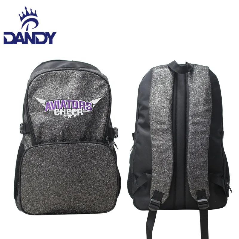 Dandy Kustom buatan tim dansa murah berkilau bergaya glitter cheer tas ransel