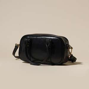 Sac à main en cuir véritable pour femme, élégant, en cuir de vachette souple, avec fermeture boutonnée, nouveau sac à main en cuir véritable - Product Image 5