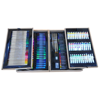 Fournitures d'art créatifs pour dessin, pastel à l'huile, crayons, marqueur, boîte Portable, superbe cadeau pour débutant