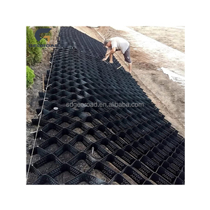 <span class=keywords><strong>HDPE</strong></span> <span class=keywords><strong>geocell</strong></span> Kết cấu bề mặt tế bào <span class=keywords><strong>geocell</strong></span> cho độ dốc giữ lại tường geocells - Product Image 1