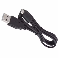 Cordon de câble de charge USB noir pour câble de chargeur d'alimentation NDSL pour Nintend DS Lite DSL