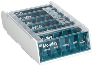 กล่องยาพลาสติกทรงสี่เหลี่ยม 7 วัน 28 ช่อง - Product Image 2