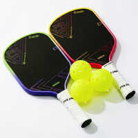 Pala de Pickleball Compuesta Estándar USAPA - Global Sports, Respuesta Rápida, Resistente a la Abrasión, 226g, 40 Orificios, Amortiguación de Vibraciones