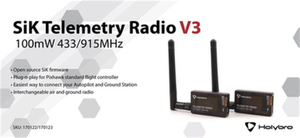 Prix de gros Original <span class=keywords><strong>Holybro</strong></span> 100MW 915 <span class=keywords><strong>433MHZ</strong></span> Radio de télémétrie SiK V3 Radio numérique - Product Image 2