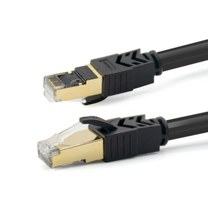 Câble Ethernet Cat8 personnalisé UTP/FTP blindé, cordon de brassage <span class=keywords><strong>RJ45</strong></span> en PVC à 8 conducteurs, longueurs 1M, <span class=keywords><strong>3M</strong></span>, 5M, en cuivre, fourni directement par l'usine - Product Image 5