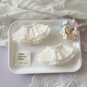 Minifalda Blanca con Volantes Hecha a Mano de Alta Calidad para <span class=keywords><strong>Muñeca</strong></span> de Peluche de 20 cm, Accesorio de <span class=keywords><strong>Ropa</strong></span> para Juguete de Dibujos Animados, Escala 1:3 para Decoración DIY - Product Image 6