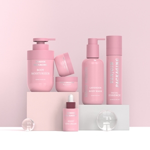 Botellas de loción de plástico personalizables de lujo al por mayor, frascos y pulverizadores de niebla para marcas de cosméticos, conjunto de embalaje de lujo para el cuidado de la piel - Product Image 6