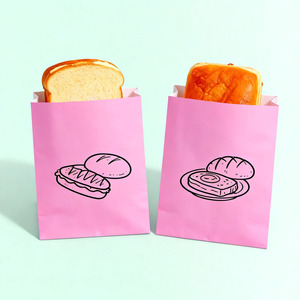Emballages personnalisés pour les frites, les sandwichs, les sacs en papier pour les cafés, les sacs à biscuits avec design imprimé personnalisé, sacs d'emballage pour biscuits - Product Image 4