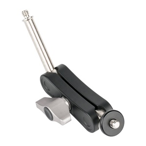 <span class=keywords><strong>Mini</strong></span> bras magique avec adaptateur de montage de support à double tête sphérique, bras magique réglable pour microphone <span class=keywords><strong>led</strong></span> lumière vidéo - Product Image 4