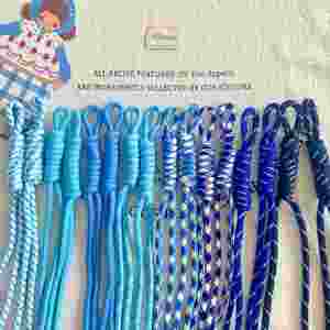 Wholesale Nylon Braided Rope Car <b>Key</b> <b>Chains</b> Charm Rope Braided Lanyard Keychain Diy Rope Keychain Accessories - Product Image 4