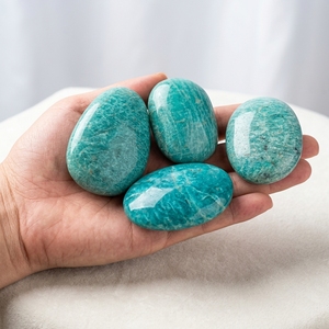 Piedra de Amazonita Verde <span class=keywords><strong>y</strong></span> Azul Natural al por Mayor para Sanación con Cristales <span class=keywords><strong>y</strong></span> Regalos - Product Image 1