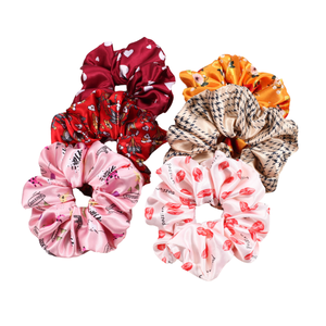 Bandas Elásticas para el Cabello al por Mayor para Mujer, Talla Grande XXXL, Brillantes, de Tela Elástica, Lazos para el Cabello, Accesorio Casual, Elásticos al por Mayor, Satén - Product Image 1