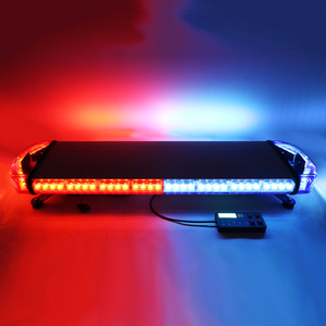 Biaochi 40'' 100CM Barre lumineuse d'urgence pour toit de voiture, haute luminosité, alliage d'aluminium, certifiée CE, 82W, <span class=keywords><strong>82</strong></span> LED, rangée d'avertissement ESCORT - Product Image 5