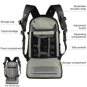 Sac à dos double épaule étanche et anti-rayures PULUZ OEM pour stabilisateur portable PTZ et appareil photo reflex numérique, compatible DJI Ronin-SC - Product Image 4