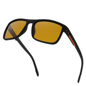 Men's Rectangle Polarized Sunglasses UV400 Outdoor Fashion Full Rim 141mm Black <b>Grey</b> <b>Frame</b> - Product Image 2