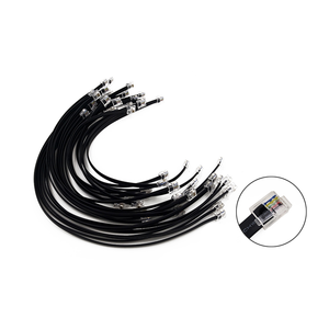 ขั้วต่อ RJ12 สายเคเบิล RJ11 6P6C ใช้ได้กับ <span class=keywords><strong>LeGo</strong></span> <span class=keywords><strong>EV3</strong></span> สำหรับสายโทรศัพท์ DIY ความยาว 15 ซม. - Product Image 1