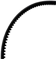 Courroie trapézoïdale à denture brute en caoutchouc EPDM AV10X, flexible et résistante à la chaleur, pour petites voitures, tracteurs agricoles, générateurs, pompes à eau et machines de découpe