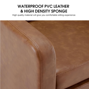 Chaise de salon en cuir PVC moderne, chaise de lavage de cheveux, lit de shampooing, chaise de shampooing inclinable - Product Image 6