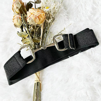 Ceinture équestre multicolore personnalisée équipement de chevalier de sports de plein air vente en gros sexe boucle en métal argenté tête ceinture élastique