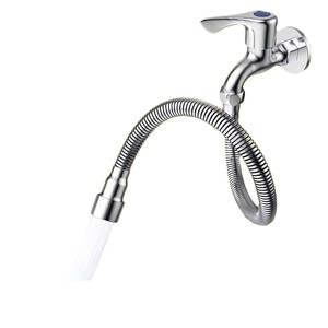 Manguera de Extensión Universal para Grifo, Acero Inoxidable, 22 mm, Tubo Giratorio de Refuerzo, Conector de Salida de Agua para Cocina - Product Image 5