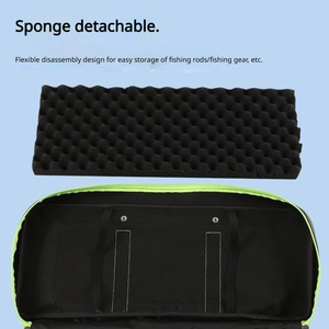 Custom Logo Fishing Rod Bag Case Double Handle Oxford Cloth Two-Layer Zipper Closure Unisex Sports Style bag <b>waterproof</b> <b>backpack</b> - Product Image 5