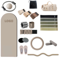 Ensemble d'haltères en silicone super doux, design personnalisé, haltères pour la maison, pour le Pilates et la remise en forme