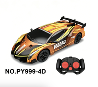 Voiture RC pas chère, camion télécommandé 27 MHz 4 canaux, jouet de course et de cascades 4x4 avec portée de 100 m, intérieur-extérieur