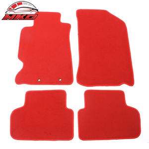 Tapis de sol pour Acura RSX 02-06, tapis de voiture avant et arrière en velours rouge, 4 pièces - Product Image 1