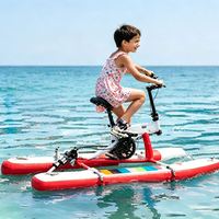 Vélo aquatique à ponton plat pour enfants, style SUP, ponton flottant plat, cadre en aluminium, résistant à l'usure, pliable, fabriqué en Chine par Lumark