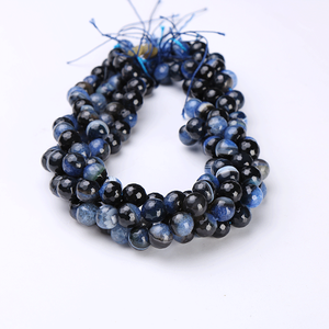 Pierres précieuses naturelles à taille brillante pour la fabrication de bijoux, perles d'agate et de cornaline de 8 mm et 3 mm de hauteur - Product Image 3