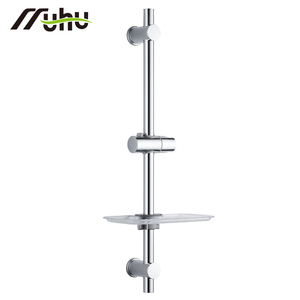 Barra de Ducha Ajustable para Baño, Accesorios Modernos para Baño, Barra de Ducha con Jabonera de Acrílico, Venta al por Mayor de Fábrica - Product Image 4