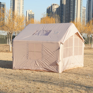 Carpa Inflable para Exteriores, Impermeable y Resistente al Viento, para 4 Estaciones, con Viga de Aire, Amplio Espacio para 4-6 Personas - Product Image 3