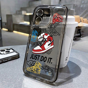 Funda para Teléfono con Diseño de <span class=keywords><strong>Zapatillas</strong></span> Deportivas para <span class=keywords><strong>iPhone</strong></span> 15 14 Pro Max 13 12 11 Pro XR X Xs 8 7 Mini, Fundas de Silicona de Marca Deportiva, Cubierta Trasera - Product Image 2