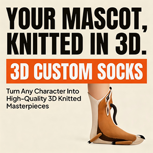 Chaussettes personnalisées en forme d'antilope tibétaine 3D, en peluche douce, tricot jacquard artisanal, amusantes, originales, unisexes, pour adultes et enfants, taille moyenne - Product Image 1