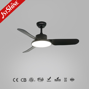 1stshine LED ventilador <span class=keywords><strong>de</strong></span> techo popular 43 pulgadas negro silencioso motor ventilador <span class=keywords><strong>de</strong></span> techo con luz ventilador <span class=keywords><strong>de</strong></span> techo negro - Product Image 1