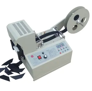 Computer Fabric Strip Ribbon Webbing Zipper Cutting Machine