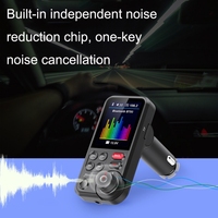 Lecteur MP3 sans fil pour voiture BT93 QC3.0 avec écran couleur, prise allume-cigare USB, émetteur FM, prend en charge le format WAV