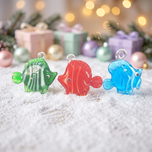 Venta al por Mayor de Peces de Cristal Únicos, Hechos a Mano, Animales de Cristal de Colores para Decoración de Acuarios y Salas de Estar, Regalos para Pascua y San Valentín - Product Image 4