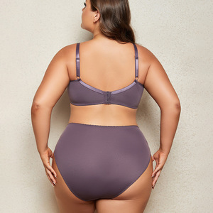 Ensemble de lingerie sexy grande taille en dentelle pour femme, soutien-gorge et culotte, vente en gros personnalisée pour dropshipping 2026 - Product Image 2