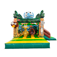 Maison gonflable commerciale de rebond de château d'enfants et château plein d'entrain sautant de toboggan d'eau pour le divertissement