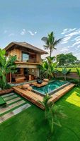 Maison d'été européenne préfabriquée de haute qualité en panneaux sandwich pour jardin, économique, moderne, étanche et écologique pour usage extérieur
