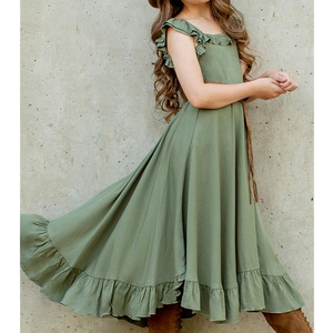 Tùy Chỉnh Trẻ Em Bán Buôn Mặc Nhà Cung Cấp Nhà Thiết Kế Cô Gái Quần Áo Mùa Hè Trẻ Em Cô Gái Ăn Mặc Trẻ Em Quần Áo Cô Gái Ăn Mặc - Product Image 4