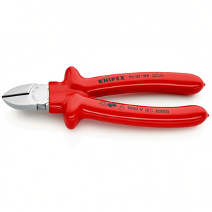 Cisaille latérale Knipex 70 07 180 1000 V isolée, fabriquée en Allemagne - Product Image 1