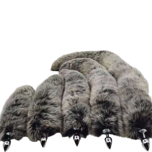Juguetes anales <span class=keywords><strong>de</strong></span> Metal con cola <span class=keywords><strong>de</strong></span> zorro extraíble <span class=keywords><strong>para</strong></span> mujer y hombre, tapón Anal, juguetes eróticos, tapón Anal Sexy <span class=keywords><strong>para</strong></span> adultos, 7 colores - Product Image 1