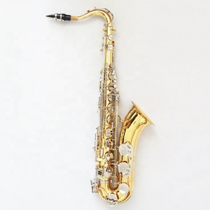 <span class=keywords><strong>Saxophone</strong></span> professionnel de haute qualité plaqué nickel, <span class=keywords><strong>tenor</strong></span>, plaqué or, 4mm, bon <span class=keywords><strong>prix</strong></span> - Product Image 1
