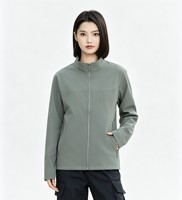 Veste de course à pied unisexe imperméable, coupe-vent, respirante, séchage rapide, anti-déchirure, avec fermeture éclair, grande taille, patchwork, monocouche