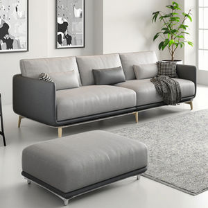 أريكة مقطعية فاخرة إيطالية بأربعة مقاعد موديل 2025 بقماش جديد بتكنولوجيا إسكندنافية لغرف المعيشة الصغيرة العصرية البسيطة - Product Image 5