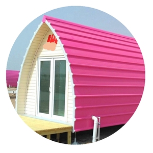 Pod forme sandwich panneau portable <span class=keywords><strong>de</strong></span> luxe acier léger préfabriqué <span class=keywords><strong>maison</strong></span> - Product Image 1