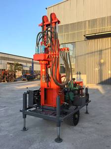 แท่นขุดเจาะน้ำบาดาลแบบเคลื่อนที่ด้วยตัวเอง UYT120 พร้อมเครื่องยนต์ดีเซล ปั๊มเกียร์บ็อกซ์ และมอเตอร์-42 กิโลวัตต์ ความลึก 120 เมตร รุ่นใหม่ปี 2025 - Product Image 5